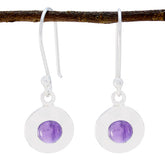 Amethyst-German-Antonia-Solitaire-Dangle-Purple-Silver-Earring