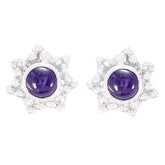 Amethyst-Australian-Seo-yeon-Solitaire-Stud-Purple-925-Silver-Earring