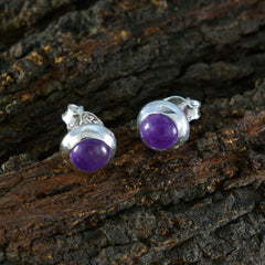 Amethyst-Japanese-Clara-Solitaire-Dangle-Purple-92.5-Silver-Earring
