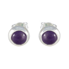 Amethyst-Japanese-Clara-Solitaire-Dangle-Purple-92.5-Silver-Earring