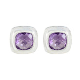 Amethyst-German-Sofía-Solitaire-Stud-Purple-925-Sterling-Silver-Earring