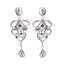 Amethyst-Indian-Lakshmi-multiple-Stud-Purple-925-Sterling-Silver-Earring