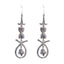 Amethyst-Indian-Natcha-multiple-Dangle-Purple-92.5-Silver-Earring
