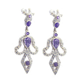 Amethyst-Indian-Maria-multiple-Stud-Purple-Sterling-Silver-Earring