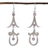 Amethyst-Indian-Siti-multiple-Stud-Purple-925-Sterling-Silver-Earring