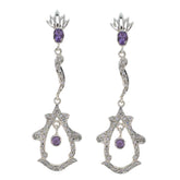Amethyst-Indian-Zara-multiple-Stud-Purple-925-Silver-Earring