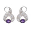 Amethyst-Mexican-Elena-multiple-Stud-Purple-925-Sterling-Silver-Earring