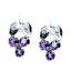 Amethyst-Australian-Fernanda-multiple-Stud-Purple-925-Silver-Earring