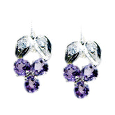 Amethyst-Australian-Fernanda-multiple-Stud-Purple-925-Silver-Earring