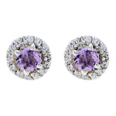 Amethyst-French-Isabella-multiple-Stud-Purple-Sterling-Silver-Earring