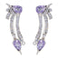 Amethyst-African-Ivana-multiple-Stud-Purple-92.5-Silver-Earring