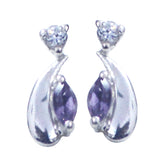 Amethyst-Egyptian-Julieta-multiple-Stud-Purple-Silver-Earring