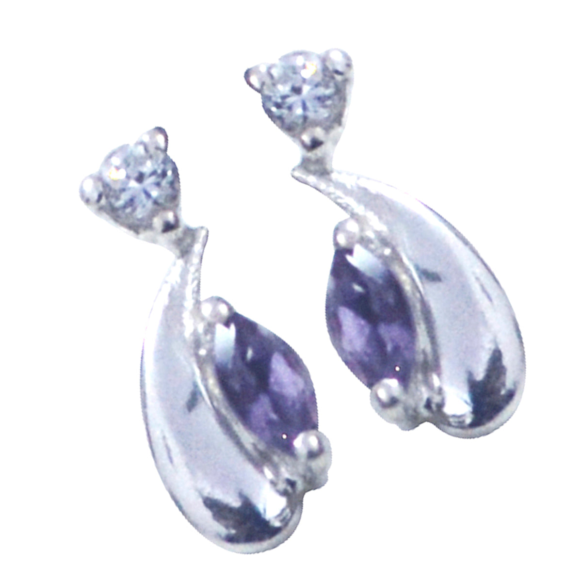 Amethyst-Egyptian-Julieta-multiple-Stud-Purple-Silver-Earring