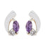 Amethyst-American-Laura-multiple-Stud-Purple-925-Silver-Earring