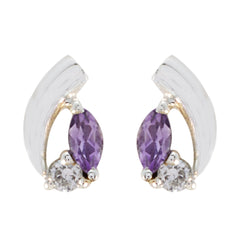 Amethyst-American-Laura-multiple-Stud-Purple-925-Silver-Earring