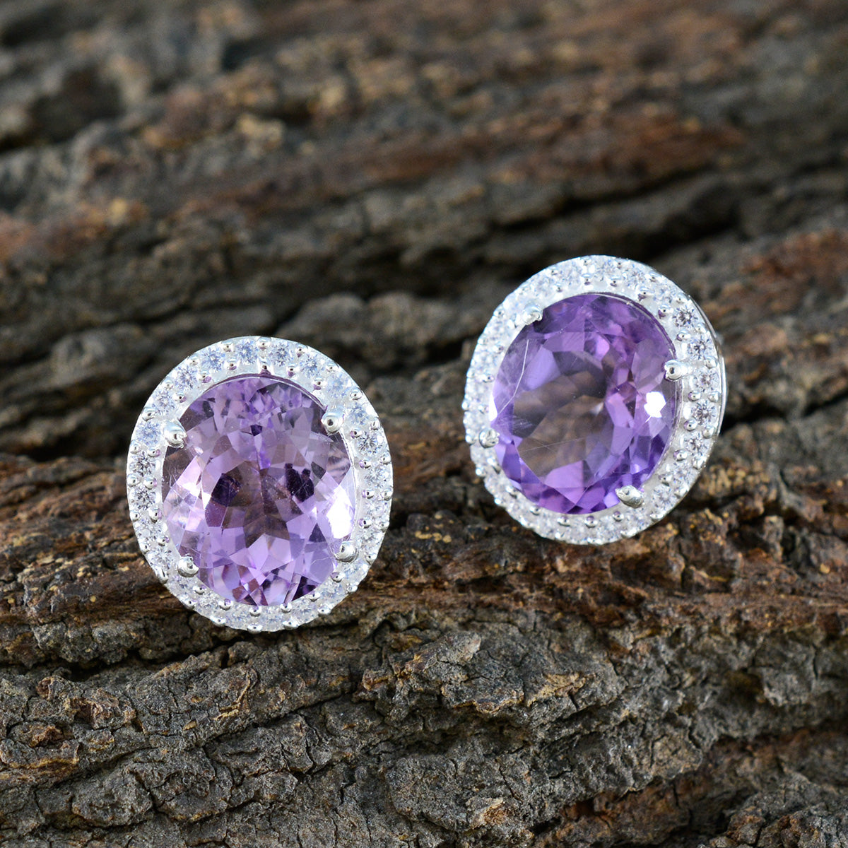 Amethyst-Latin-American-Renata-multiple-Stud-Purple-Silver-Earring
