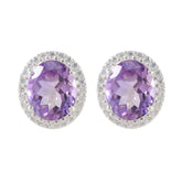 Amethyst-Latin-American-Renata-multiple-Stud-Purple-Silver-Earring