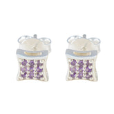 Amethyst-Moroccan-Valentina-multiple-Stud-Purple-92.5-Silver-Earring