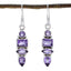 Amethyst-Spanish-Emily-multiple-Dangle-Purple-925-Silver-Earring