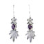 Amethyst-Russian-Paula-multiple-Stud-Purple-Silver-Earring
