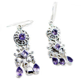 Amethyst-Moroccan-Pilar-multiple-Dangle-Purple-Sterling-Silver-Earring