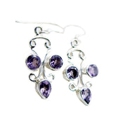 Amethyst-Korean-Rosa-multiple-Dangle-Purple-92.5-Silver-Earring