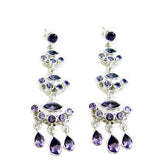 Amethyst-Australian-Aaliyah-multiple-Stud-Purple-925-Silver-Earring