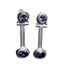 Amethyst-French-Agnes-multiple-Stud-Purple-Sterling-Silver-Earring