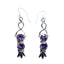 Amethyst-German-Aisha-multiple-Dangle-Purple-925-Silver-Earring