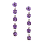 Amethyst-Russian-Alina-multiple-Stud-Purple-925-Silver-Earring