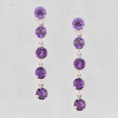 Amethyst-Russian-Alina-multiple-Stud-Purple-925-Silver-Earring