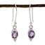 Amethyst-French-Chloe-multiple-Dangle-Purple-925-Sterling-Silver-Earring