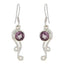 Amethyst-Korean-Nella-multiple-Dangle-Purple-Sterling-Silver-Earring