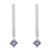 Amethyst-Turkish-Mila-Solitaire-Stud-Purple-Sterling-Silver-Earring