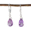 Amethyst-Egyptian-Eliza-multiple-Dangle-Purple-925-Sterling-Silver-Earring