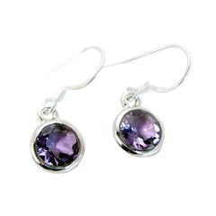 Amethyst-Japanese-Emilia-Solitaire-Dangle-Purple-925-Silver-Earring