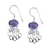 Amethyst-Japanese-Stella-Solitaire-Dangle-Purple-92.5-Silver-Earring