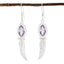 Amethyst-Turkish-Emily-Solitaire-Dangle-Purple-925-Sterling-Silver-Earring