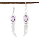 Amethyst-Turkish-Emily-Solitaire-Dangle-Purple-925-Sterling-Silver-Earring