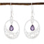 Amethyst-Italian-Emma-Solitaire-Dangle-Purple-Sterling-Silver-Earring