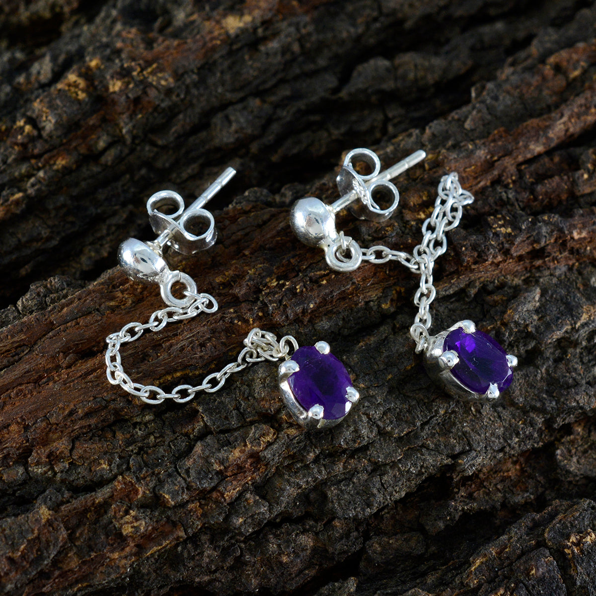 Amethyst-Mexican-Evelyn-Solitaire-Stud-Purple-92.5-Silver-Earring