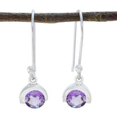 Amethyst-Australian-Agnes-Solitaire-Dangle-Purple-Silver-Earring