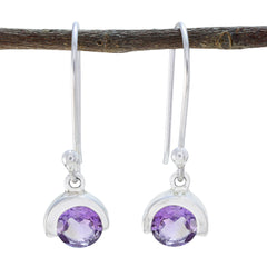 Amethyst-Australian-Agnes-Solitaire-Dangle-Purple-Silver-Earring
