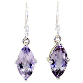 Amethyst-Latin-American-Giulia-Solitaire-Dangle-Purple-925-Sterling-Silver-Earring