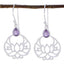 Amethyst-Turkish-Isabel-Solitaire-Dangle-Purple-92.5-Silver-Earring