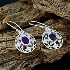 Amethyst-Japanese-Isabel-Solitaire-Dangle-Purple-925-Silver-Earring