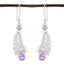 Amethyst-German-Katharina-Solitaire-Dangle-Purple-Sterling-Silver-Earring