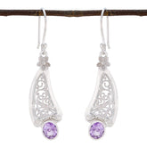 Amethyst-German-Katharina-Solitaire-Dangle-Purple-Sterling-Silver-Earring