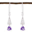 Amethyst-African-Kennedy-Solitaire-Dangle-Purple-Silver-Earring