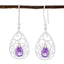 Amethyst-Russian-Laura-Solitaire-Dangle-Purple-Sterling-Silver-Earring